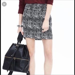 NWT Banana Republic Tweed Mini Skirt